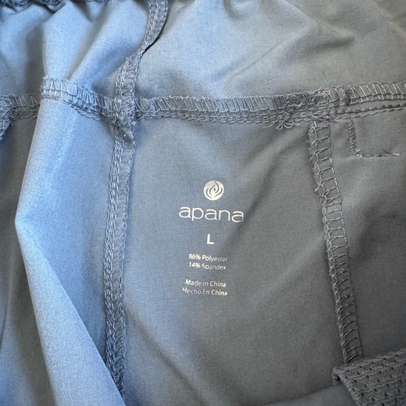 Apana Paper Bag High Waist Belted Pants.  Women’s size large. Blue in color. - Picture 4 of 7